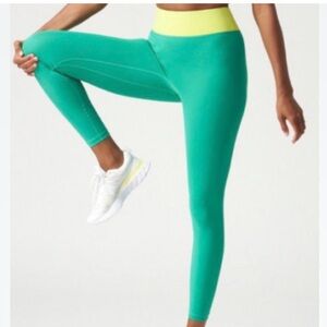 All Access High-Rise Leggings NWOT Green Yellow Neon Activewear Y2K Colorful